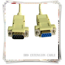 Cable DB9 Cable Beige macho a hembra cable grave